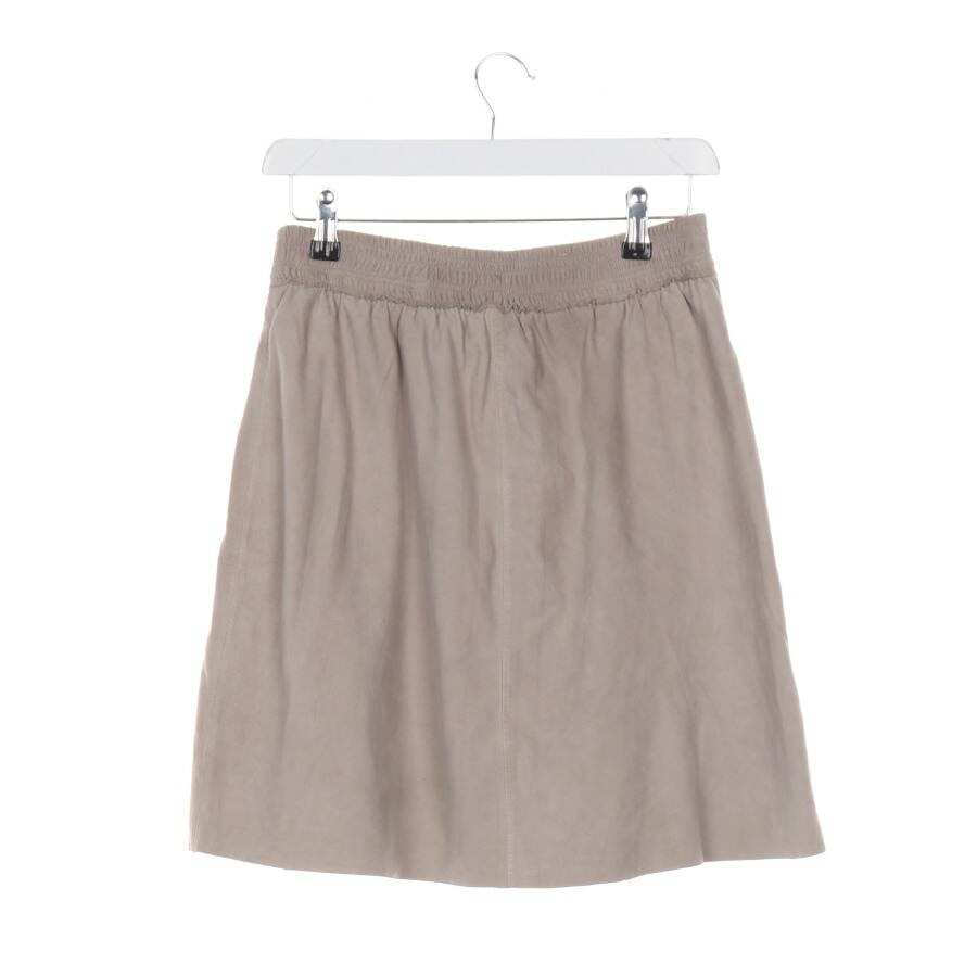 Image 2 of Leather Skirt 36 Beige in color White | Vite EnVogue