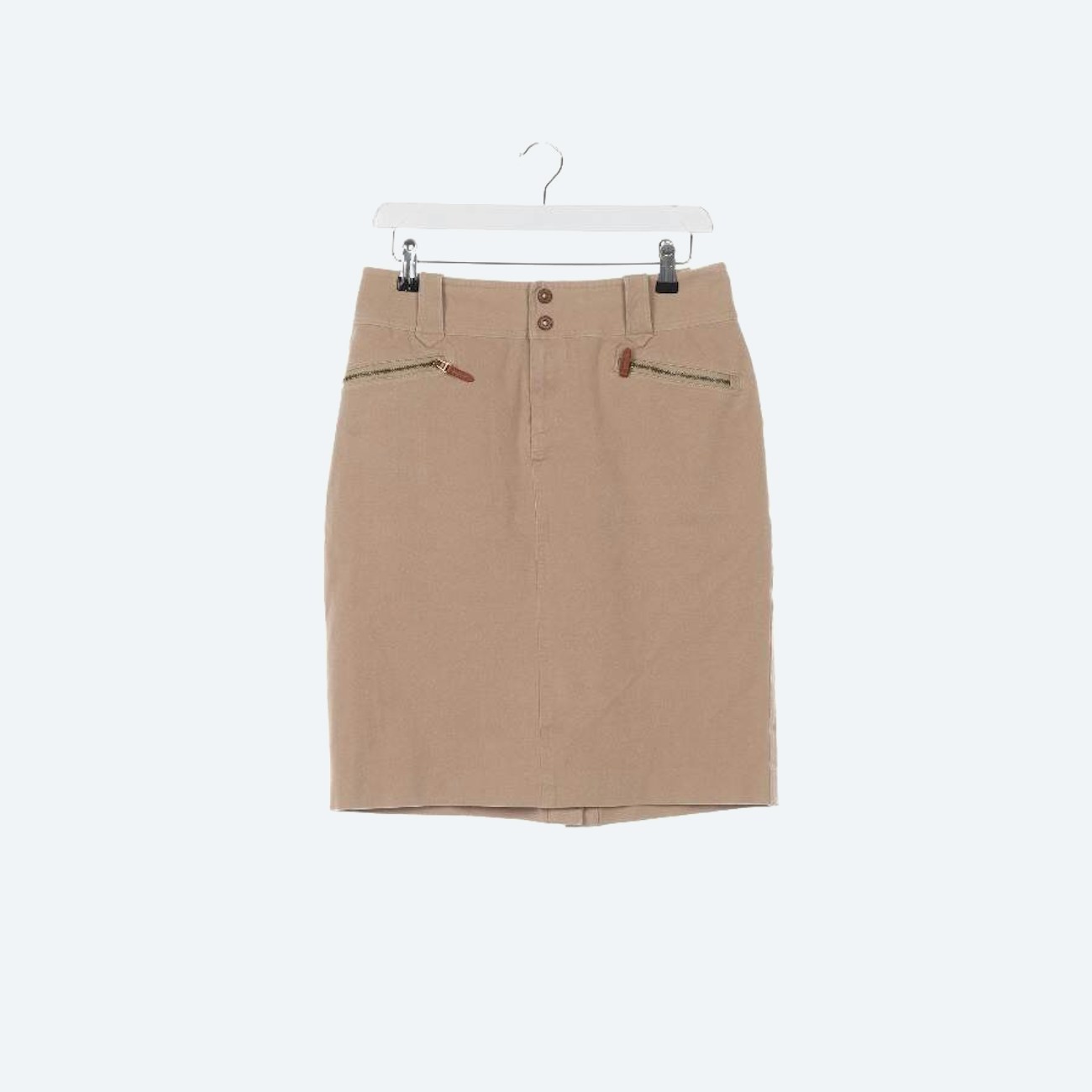 Image 1 of Skirt 36 Light Brown in color Brown | Vite EnVogue