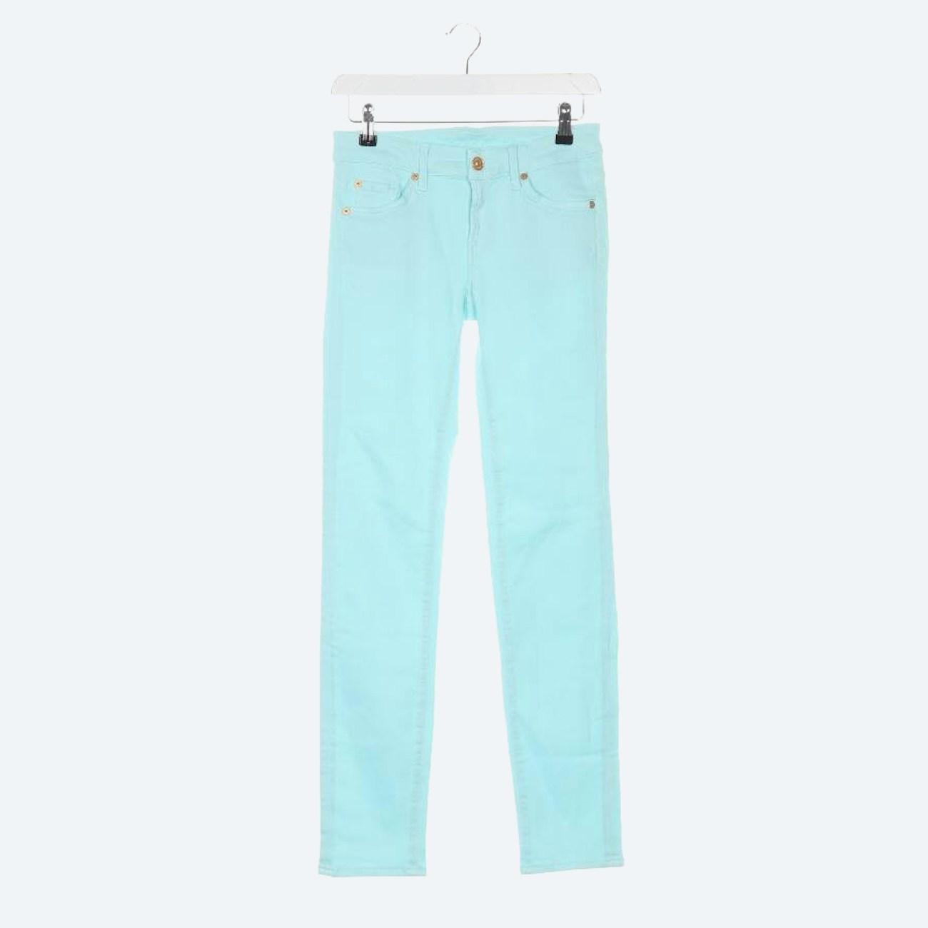 Image 1 of Jeans Slim Fit W25 Turquoise in color Blue | Vite EnVogue