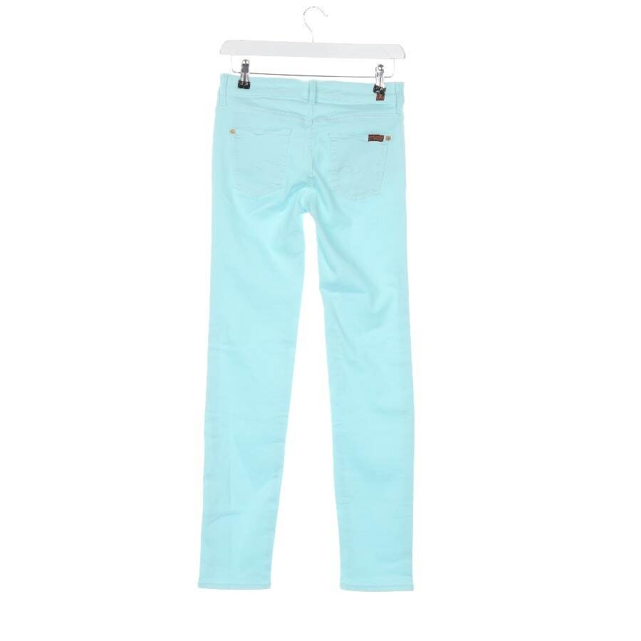 Image 2 of Jeans Slim Fit W25 Turquoise in color Blue | Vite EnVogue