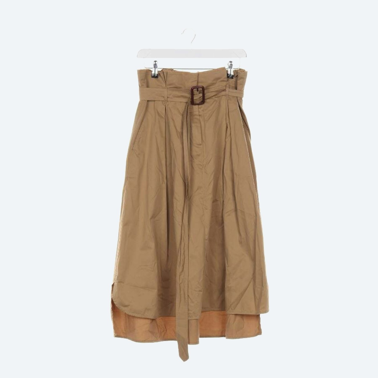 Image 1 of Skirt 40 Camel in color Brown | Vite EnVogue