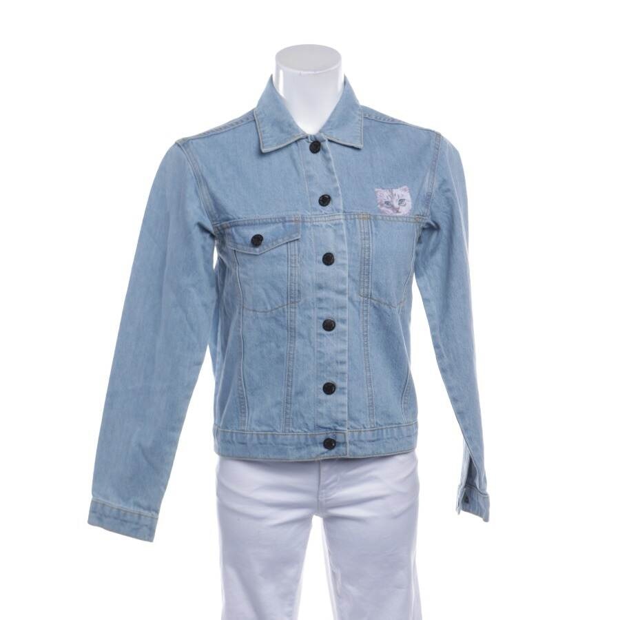 Image 1 of Jeans Jacket 34 Light Blue in color Blue | Vite EnVogue