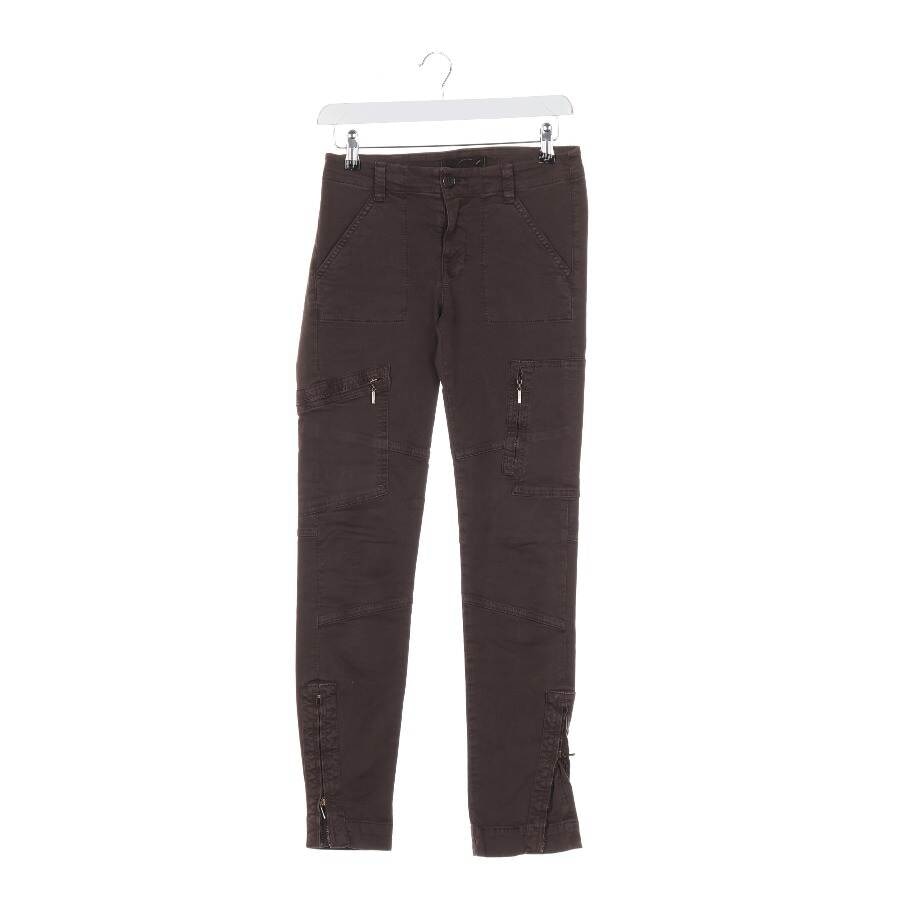 Image 1 of Trousers W26 Dark Brown in color Brown | Vite EnVogue
