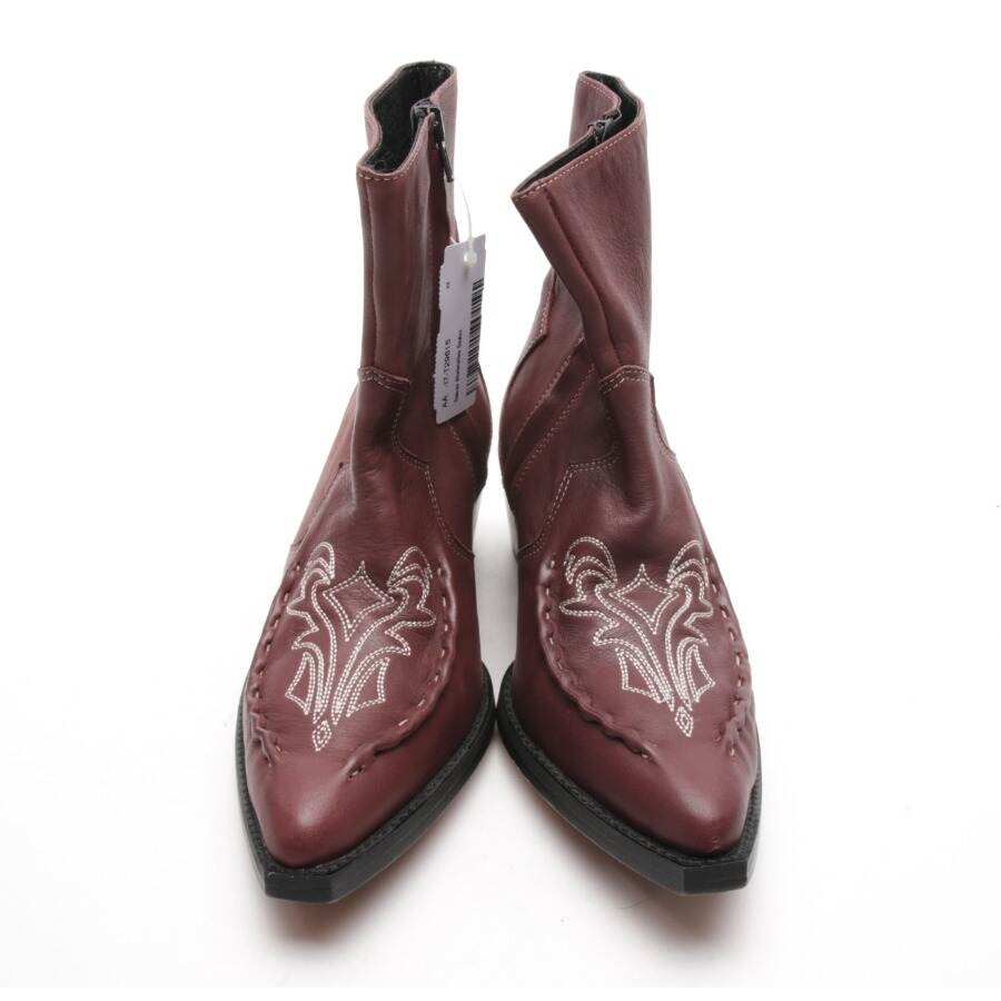 Image 2 of Ankle Boots EUR 39 Bordeaux in color Red | Vite EnVogue
