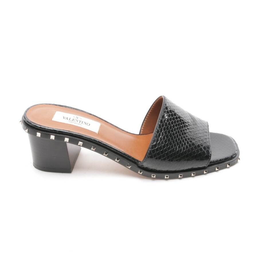 Image 1 of Rockstud Heeled Sandals EUR 35.5 Black in color Black | Vite EnVogue
