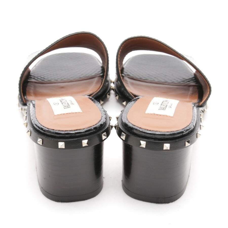 Image 3 of Rockstud Heeled Sandals EUR 35.5 Black in color Black | Vite EnVogue