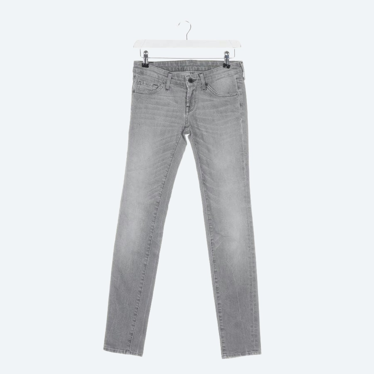 Image 1 of Jeans Slim Fit W24 Light Gray in color Gray | Vite EnVogue