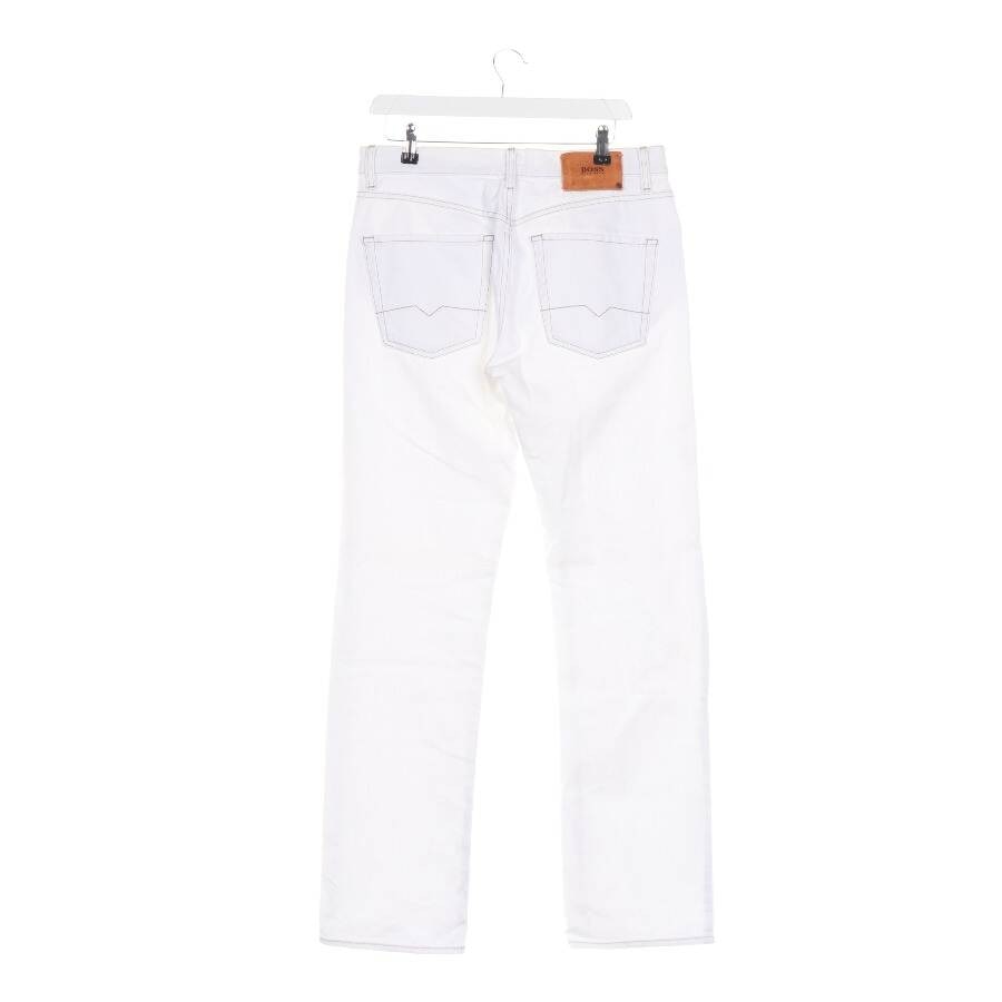 Image 2 of Jeans Straight Fit W32 White in color White | Vite EnVogue