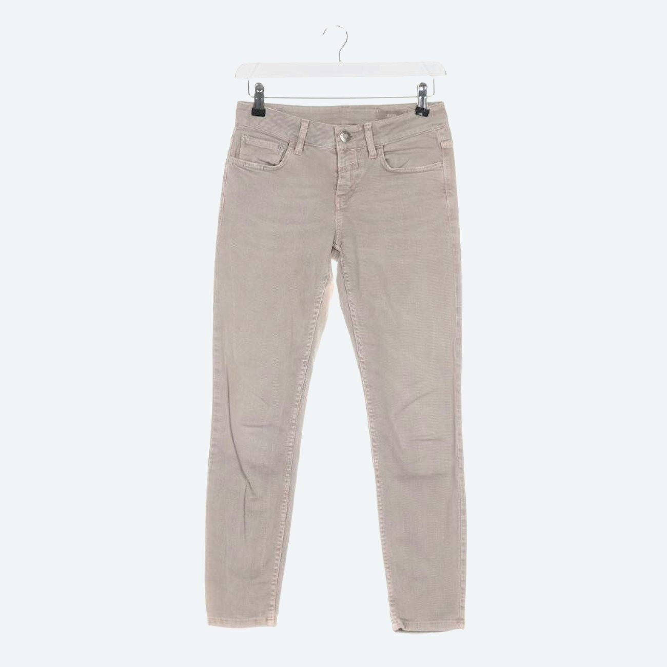 Image 1 of Jeans Slim Fit W25 Beige in color White | Vite EnVogue
