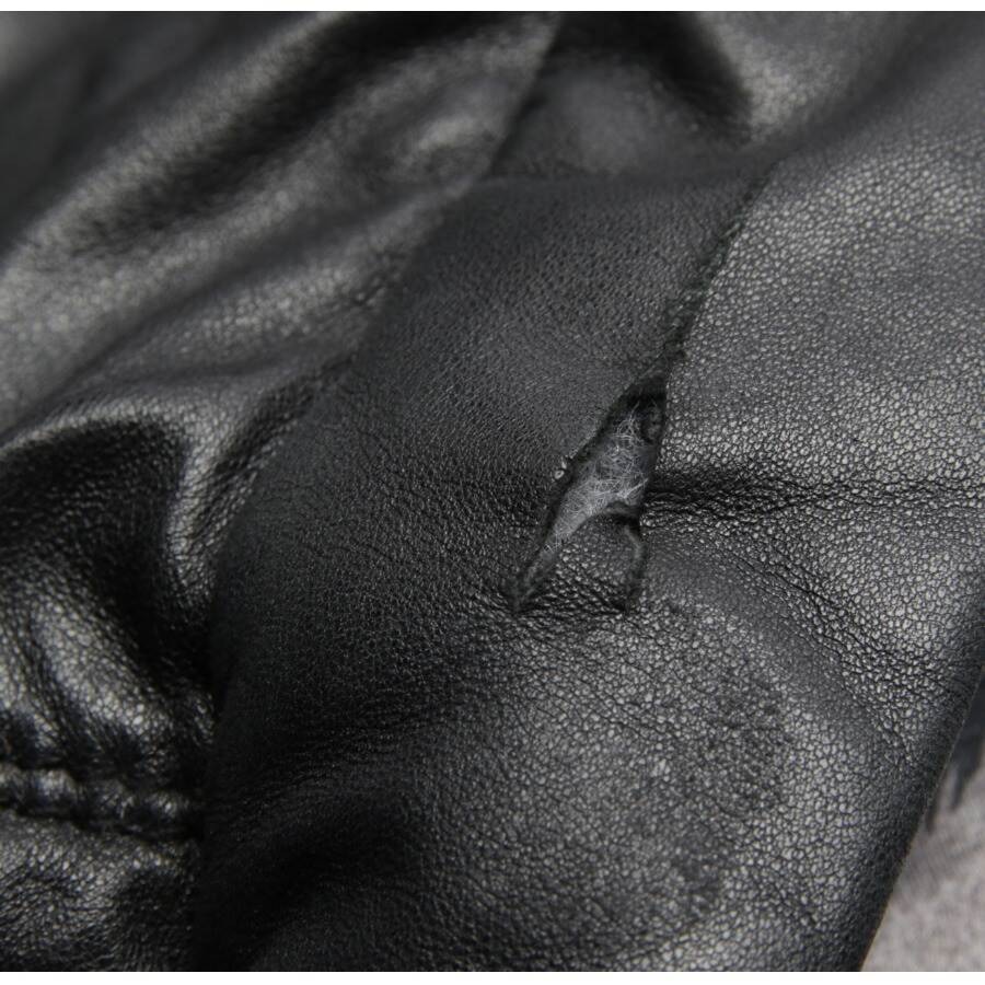 Image 7 of Leather Coat 38 Black in color Black | Vite EnVogue