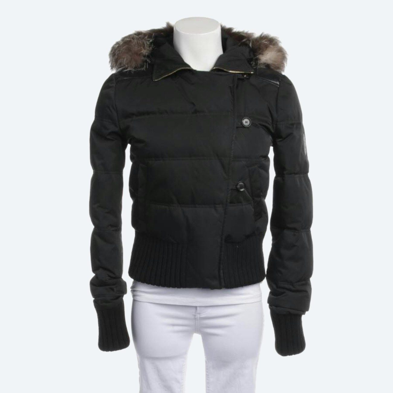 Image 1 of Winter Jacket 32 Black in color Black | Vite EnVogue