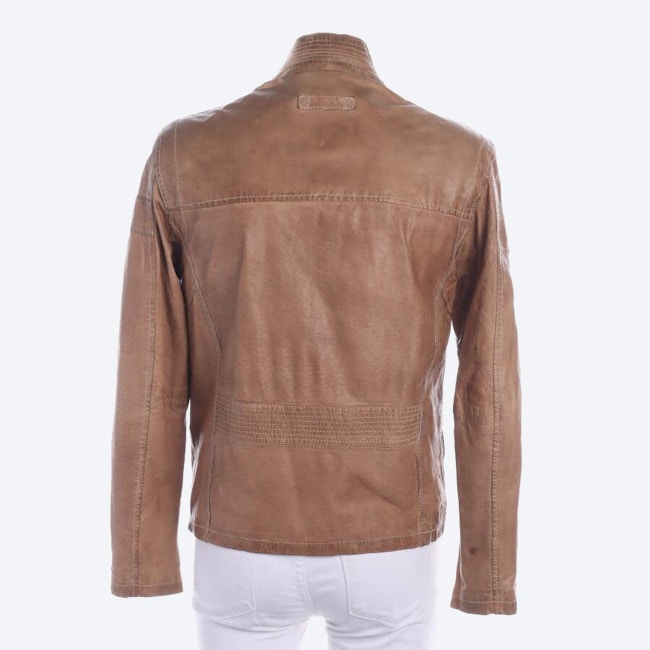 Image 2 of Leather Jacket 48 Camel in color Brown | Vite EnVogue