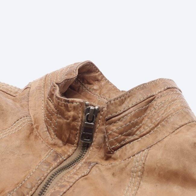 Image 3 of Leather Jacket 48 Camel in color Brown | Vite EnVogue