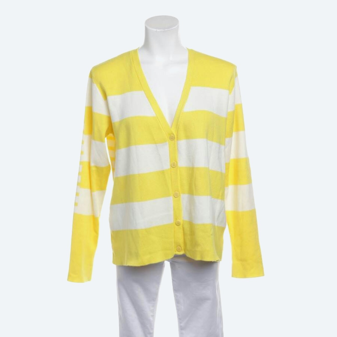 Image 1 of Cardigan L Yellow in color Yellow | Vite EnVogue