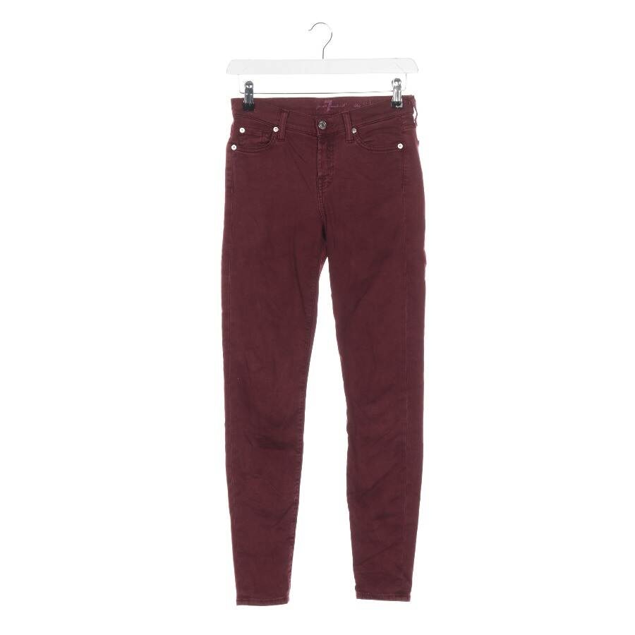 Image 1 of Trousers W26 Bordeaux in color Red | Vite EnVogue