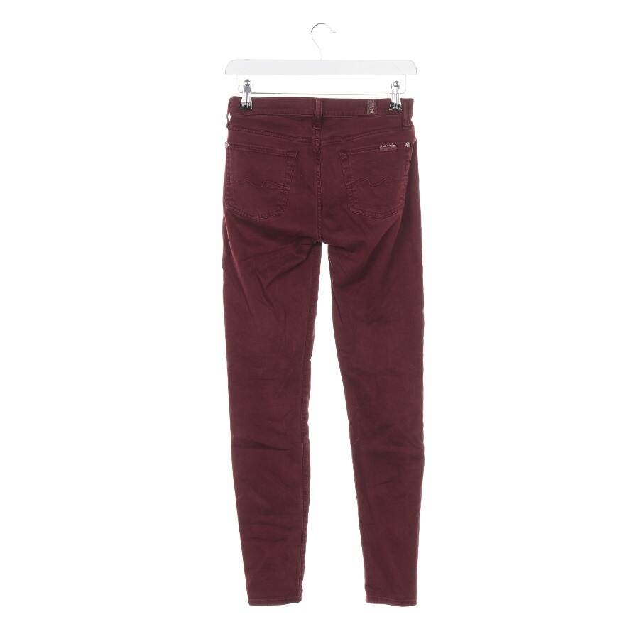 Image 2 of Trousers W26 Bordeaux in color Red | Vite EnVogue