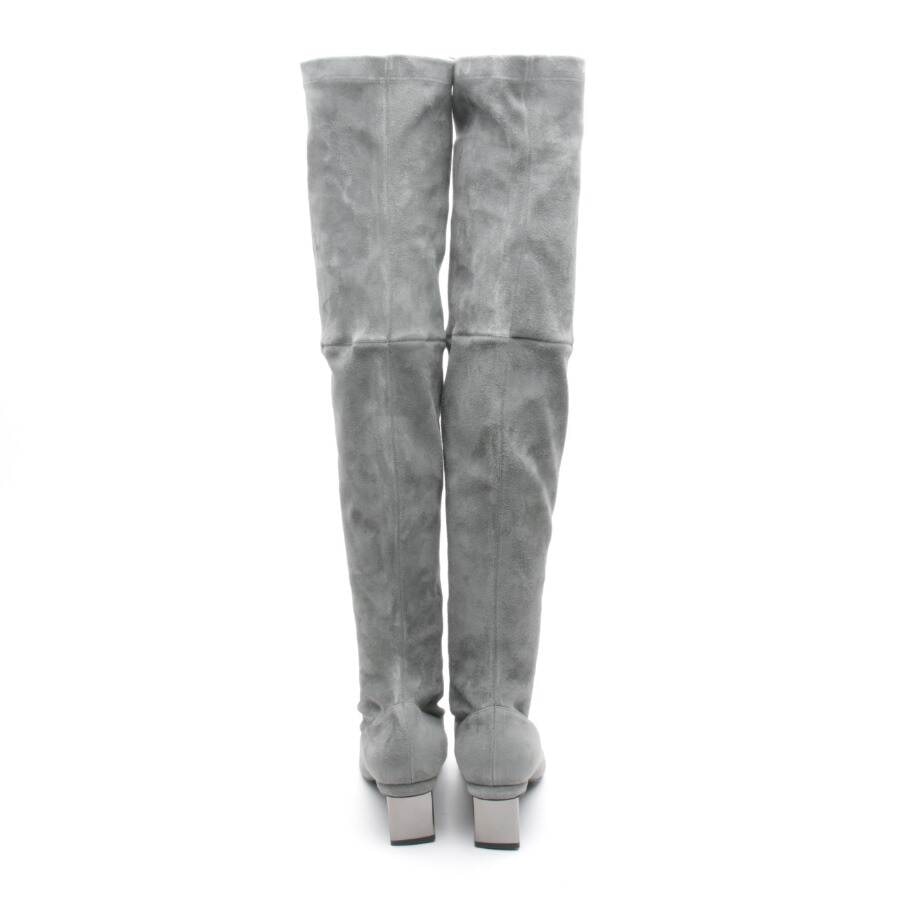 Image 4 of Overknee Boots EUR 40 Gray in color Gray | Vite EnVogue