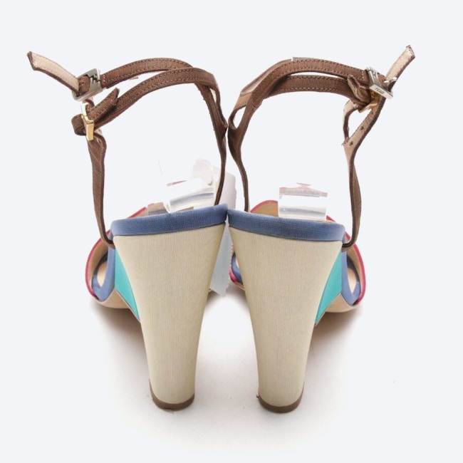 Image 3 of Heeled Sandals EUR 39 Multicolored in color Multicolored | Vite EnVogue