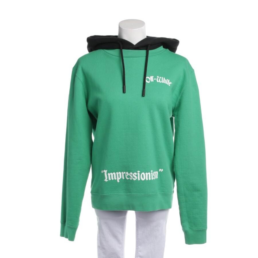 Image 1 of Hooded Sweatshirt M Green in color Green | Vite EnVogue