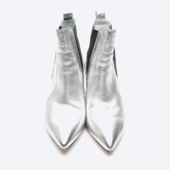 Image 2 of Ankle Boots EUR 37 Silver in color Metallic | Vite EnVogue