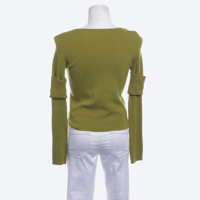 Image 2 of Cardigan 36 Yellowgreen in color Green | Vite EnVogue