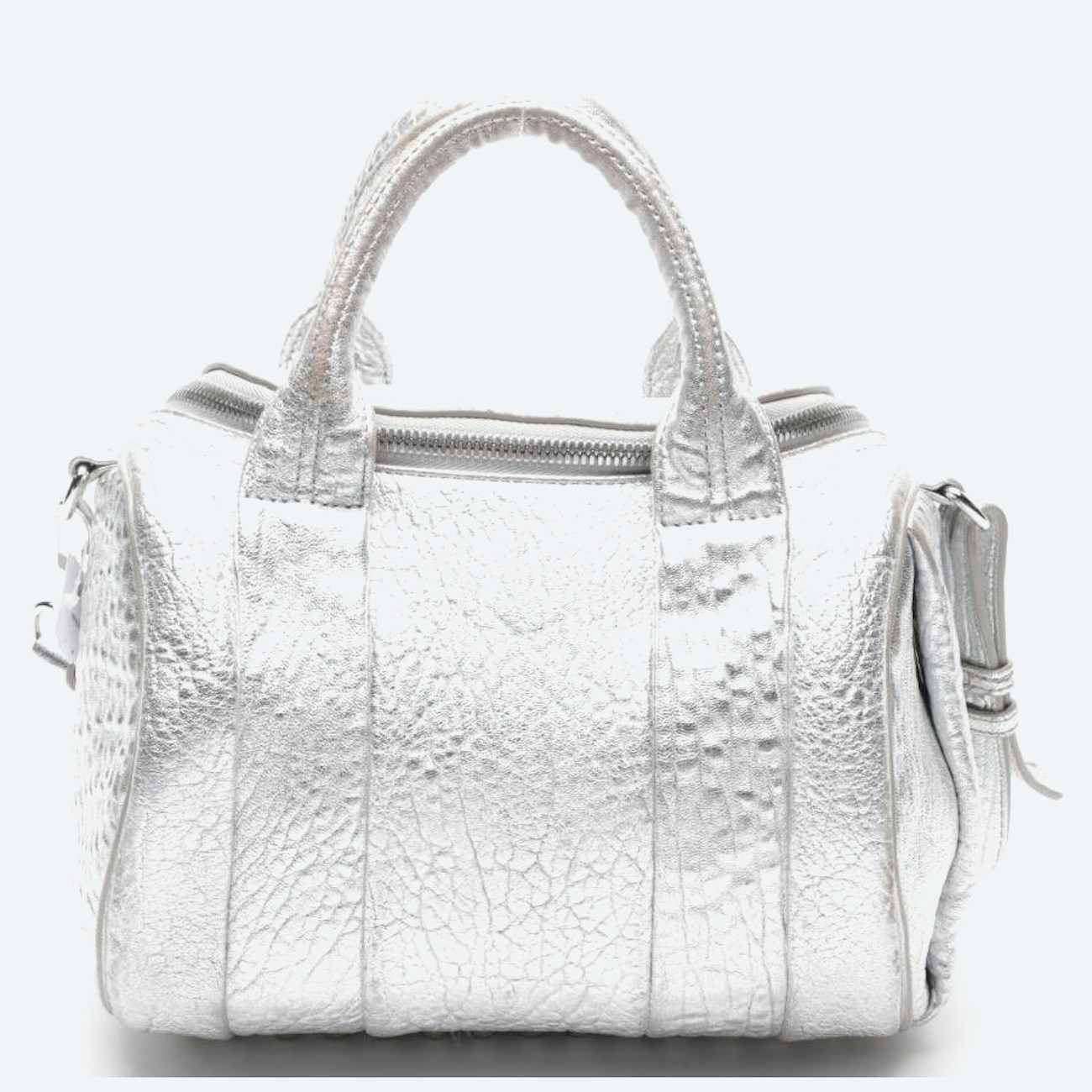 Image 1 of Rockie Handbag Silver in color Metallic | Vite EnVogue