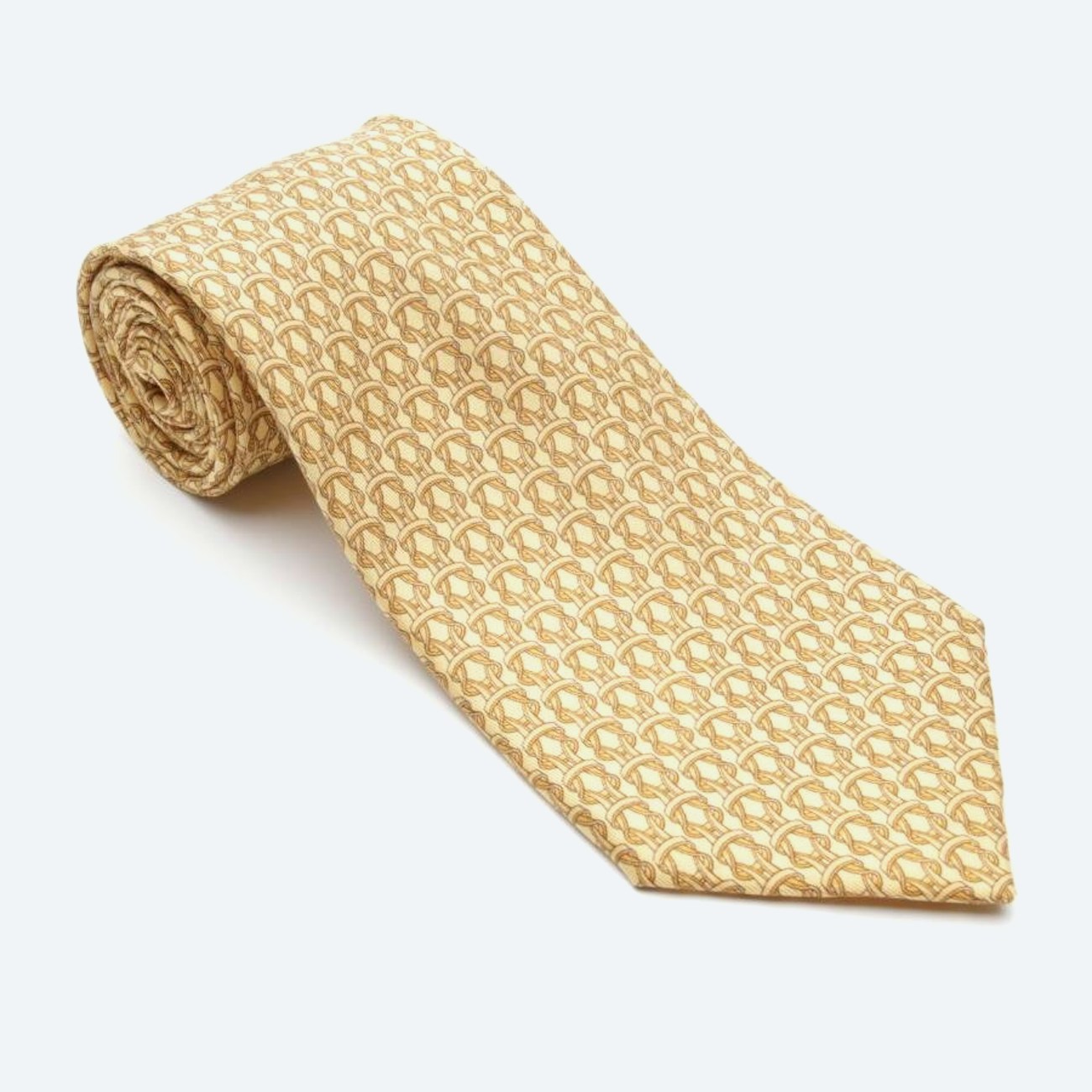 Image 1 of Silk Tie Pastel Yellow in color Yellow | Vite EnVogue