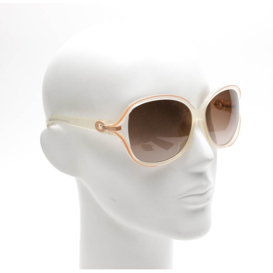 Bild 2 von 6MQJ6 Sonnenbrille Beige in Farbe Weiss | Vite EnVogue