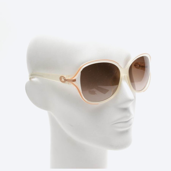 Image 2 of 6MQJ6 Sunglasses Beige in color White | Vite EnVogue