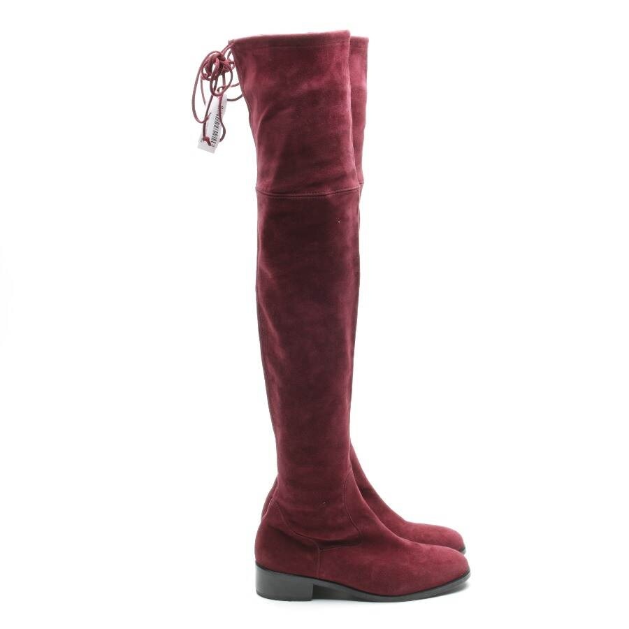 Image 1 of Overknee Boots EUR38 Bordeaux in color Red | Vite EnVogue