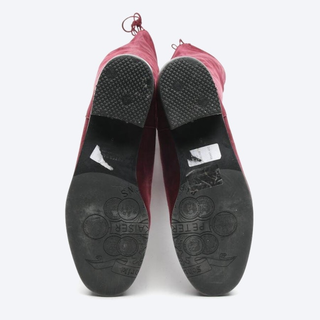 Image 5 of Overknee Boots EUR38 Bordeaux in color Red | Vite EnVogue