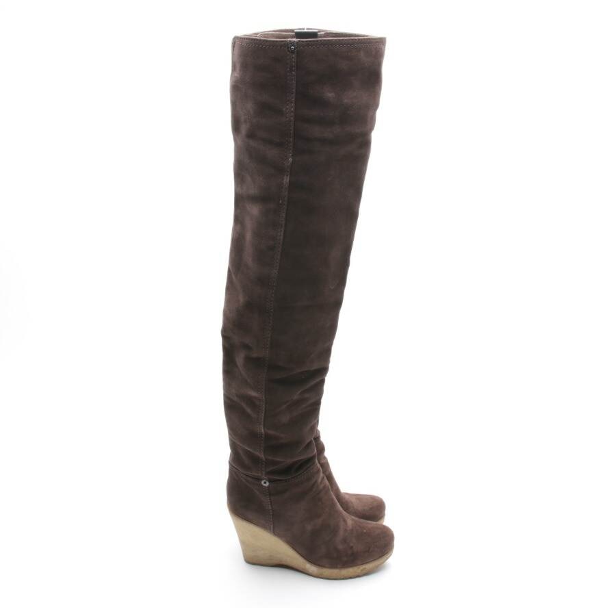 Image 1 of Overknee Boots EUR 37 Brown in color Brown | Vite EnVogue