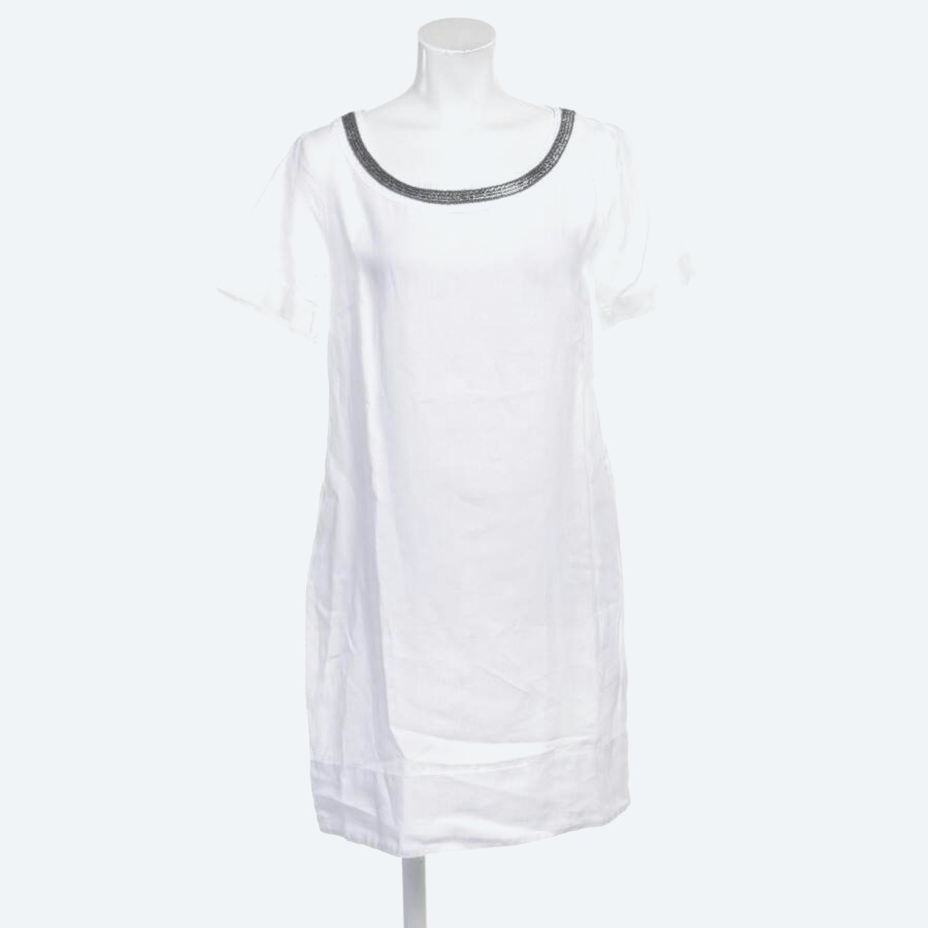 Image 1 of Linen Dress S White in color White | Vite EnVogue