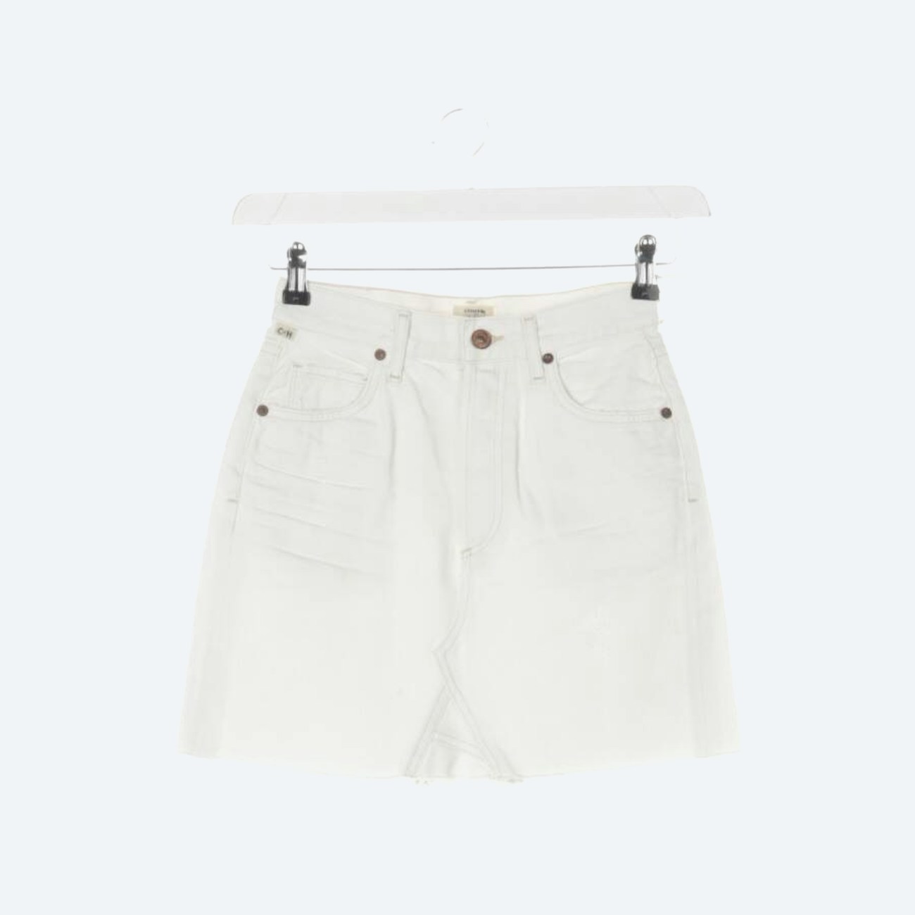 Image 1 of Skirt W24 White in color White | Vite EnVogue