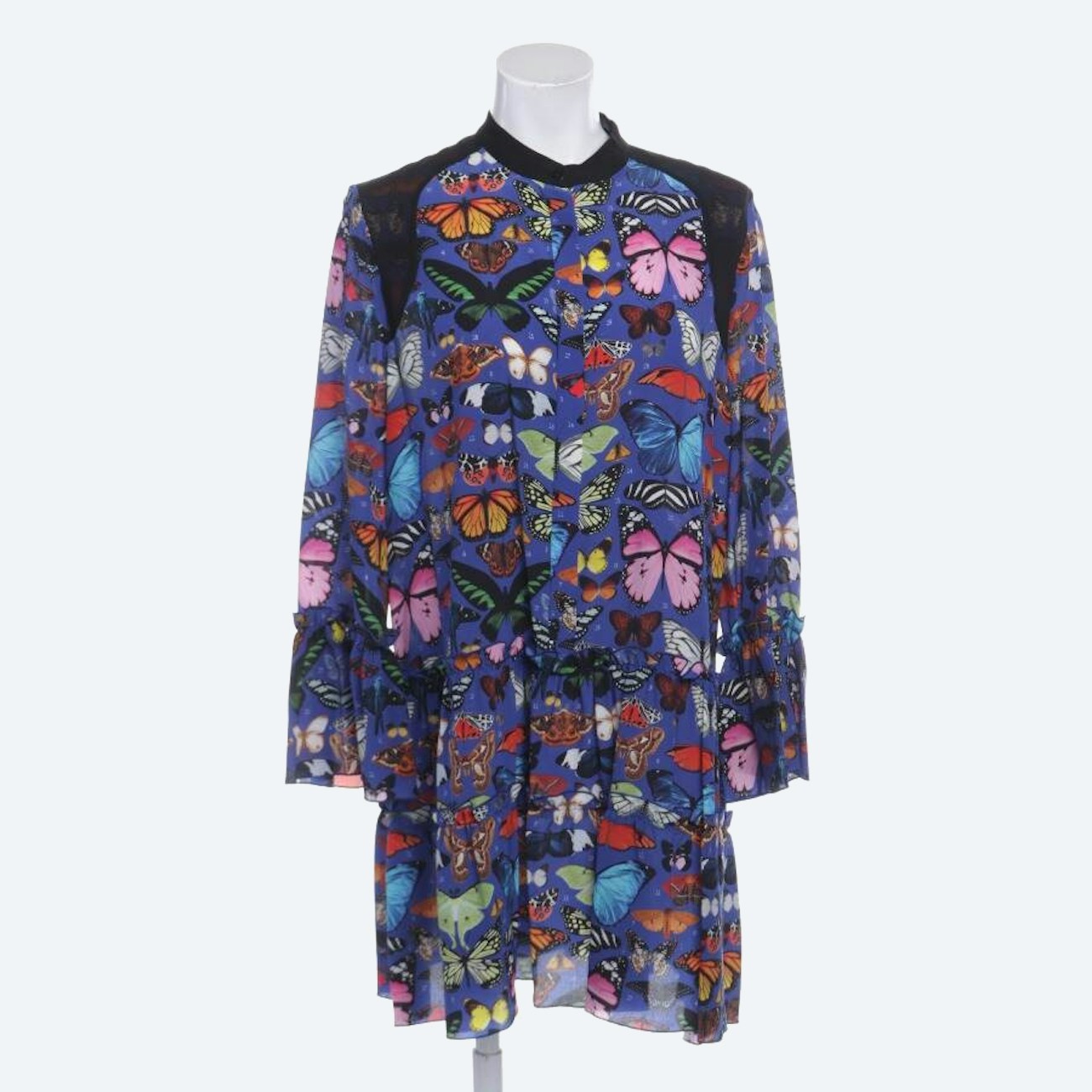 Image 1 of Silk Dress 40 Multicolored in color Multicolored | Vite EnVogue