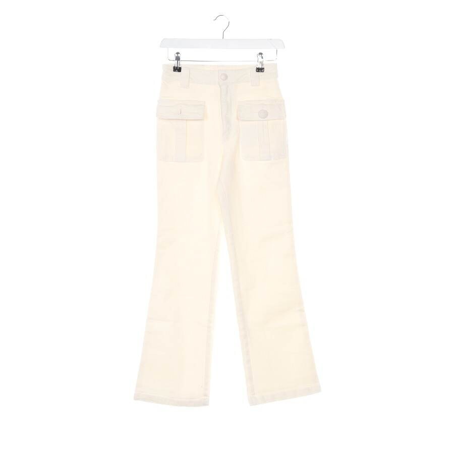 Image 1 of Jeans Straight Fit W24 White in color White | Vite EnVogue