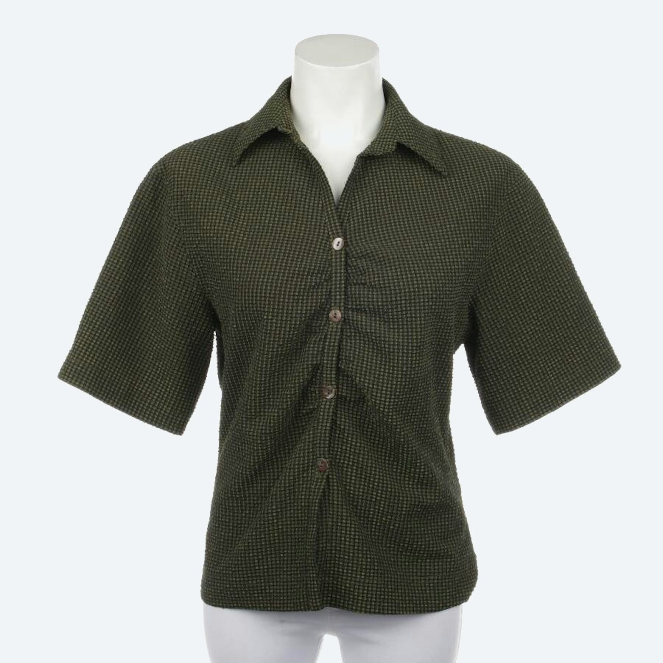 Image 1 of Shirt XL Olive Green in color Green | Vite EnVogue
