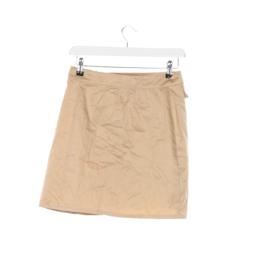 Image 2 of Mini Skirt 40 Beige in color White | Vite EnVogue