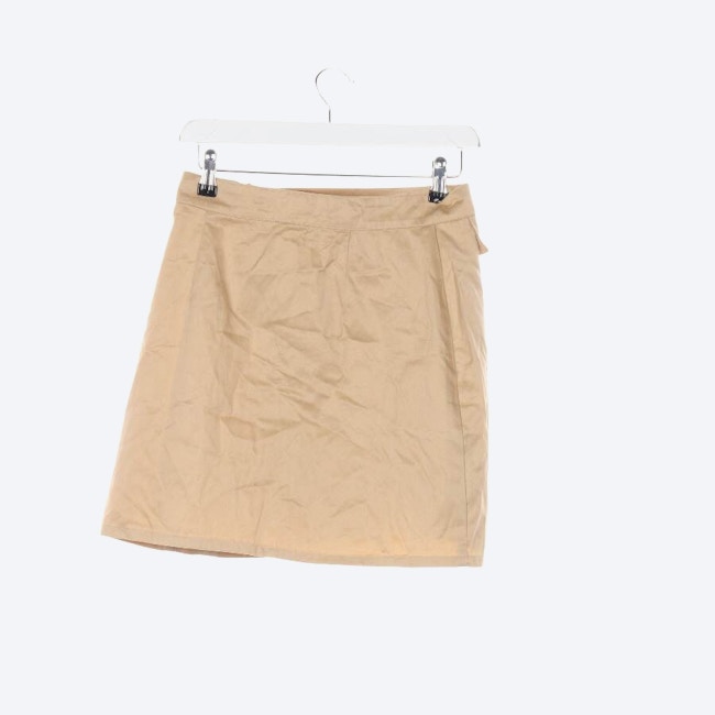 Image 2 of Mini Skirt 40 Beige in color White | Vite EnVogue