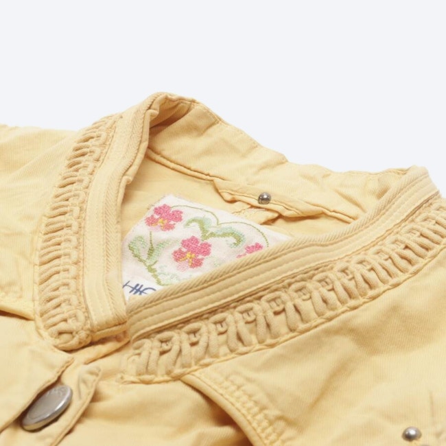 Image 3 of Jeans Jacket 36 Pastel Yellow in color Yellow | Vite EnVogue