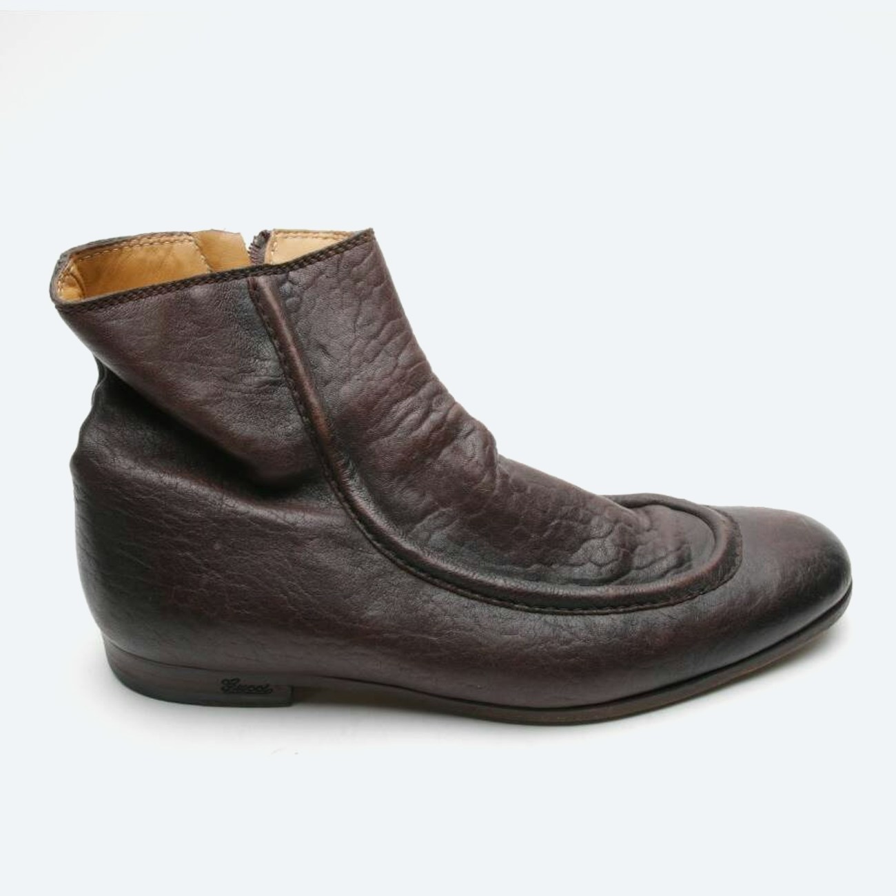 Image 1 of Ankle Boots EUR 43.5 Dark Brown in color Brown | Vite EnVogue