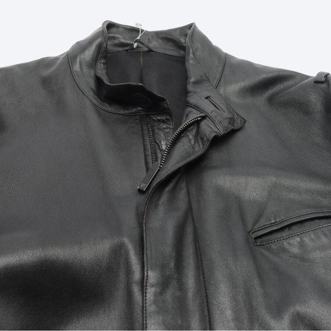 Image 3 of Leather Jacket 52 Black in color Black | Vite EnVogue