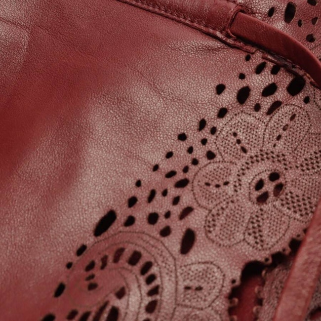Image 4 of LeatherJacket 34 Bordeaux in color Red | Vite EnVogue