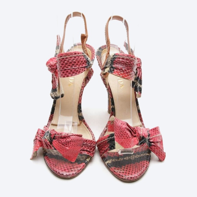 Image 2 of Heeled Sandals EUR38 Multicolored in color Multicolored | Vite EnVogue