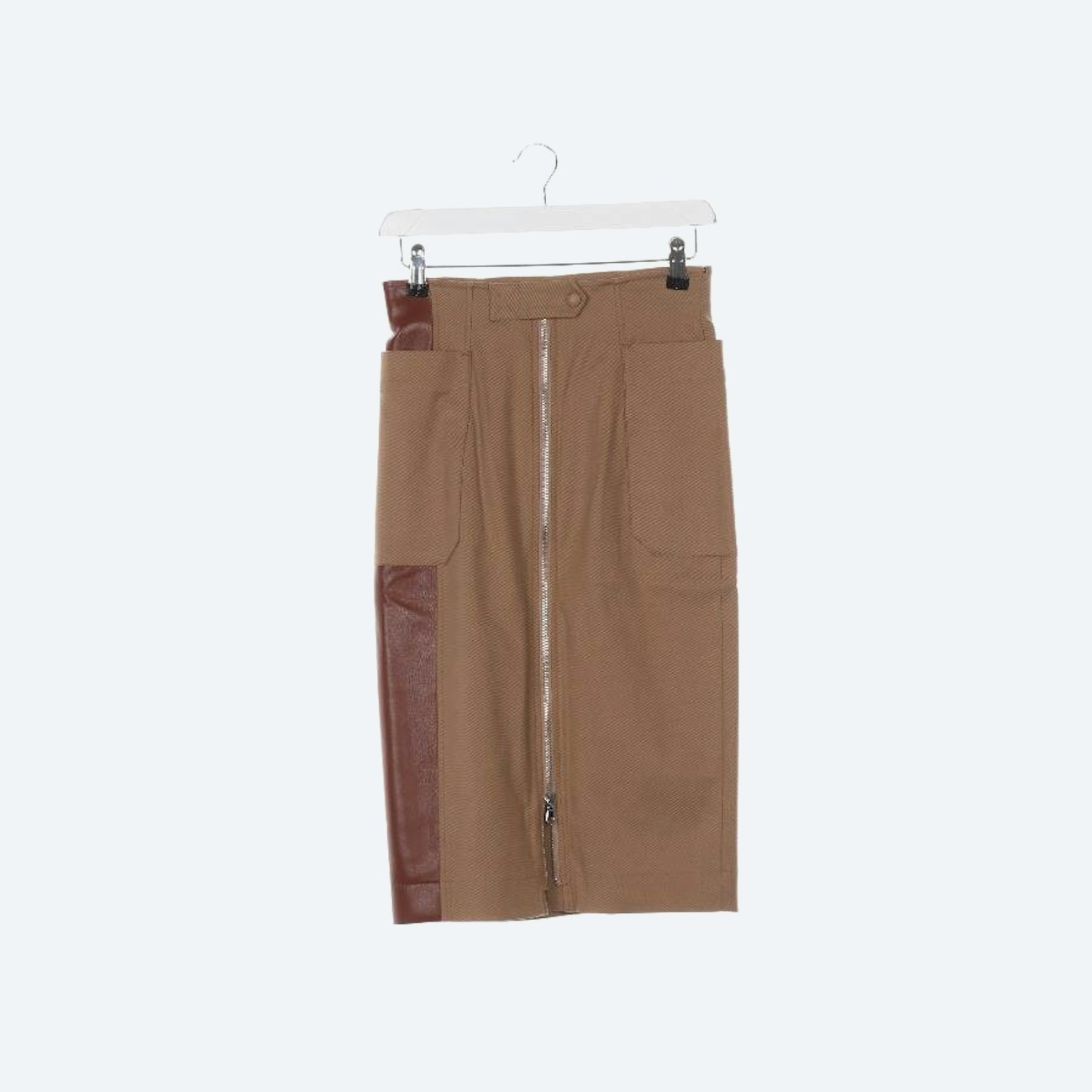 Image 1 of Pencil Skirt 32 Camel in color Brown | Vite EnVogue