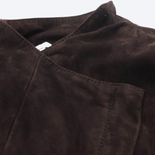 Image 3 of LeatherJacket 34 Dark Brown in color Brown | Vite EnVogue