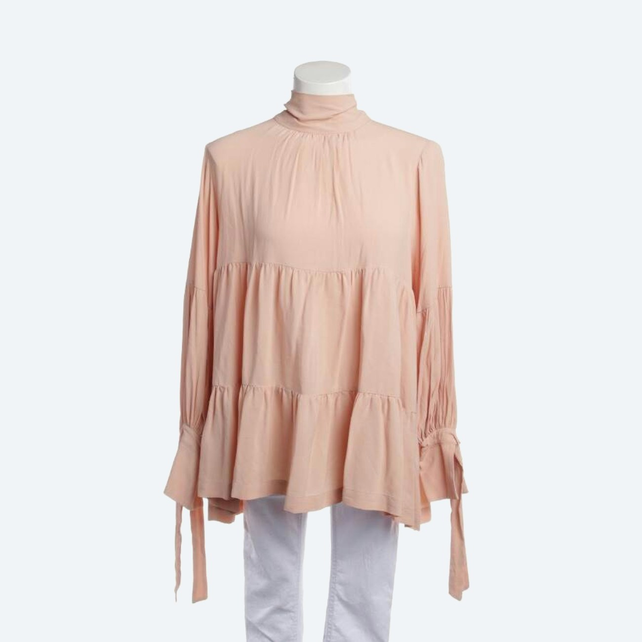 Image 1 of Shirt Blouse 34 Peach in color Yellow | Vite EnVogue