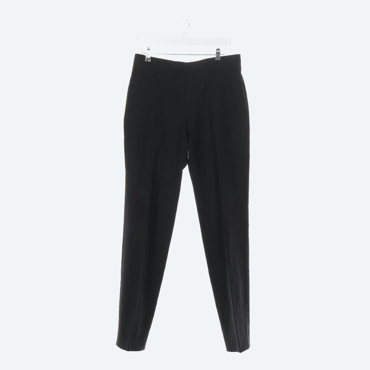Image 1 of Wool Pants 46 Black in color Black | Vite EnVogue