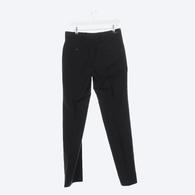 Image 2 of Wool Pants 46 Black in color Black | Vite EnVogue