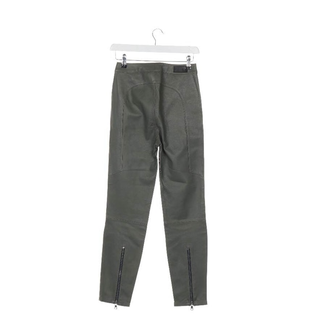 Leather Pants W24 Green | Vite EnVogue